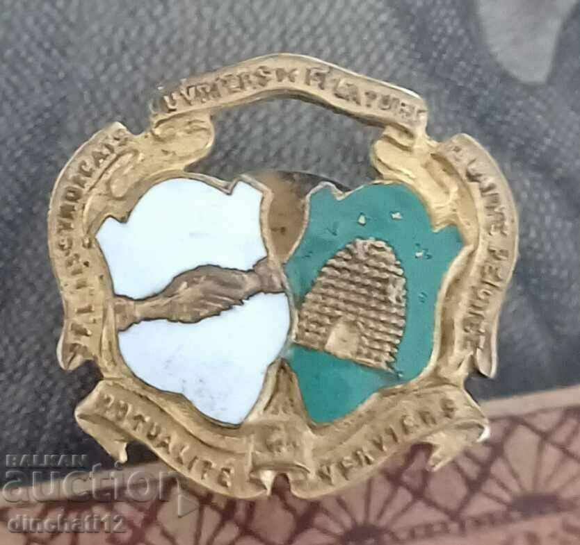 A rare sign. Worsted wool spinning - France, Belgium - 5 A rare sign. Worsted wool spinning - France, Belgium - 5