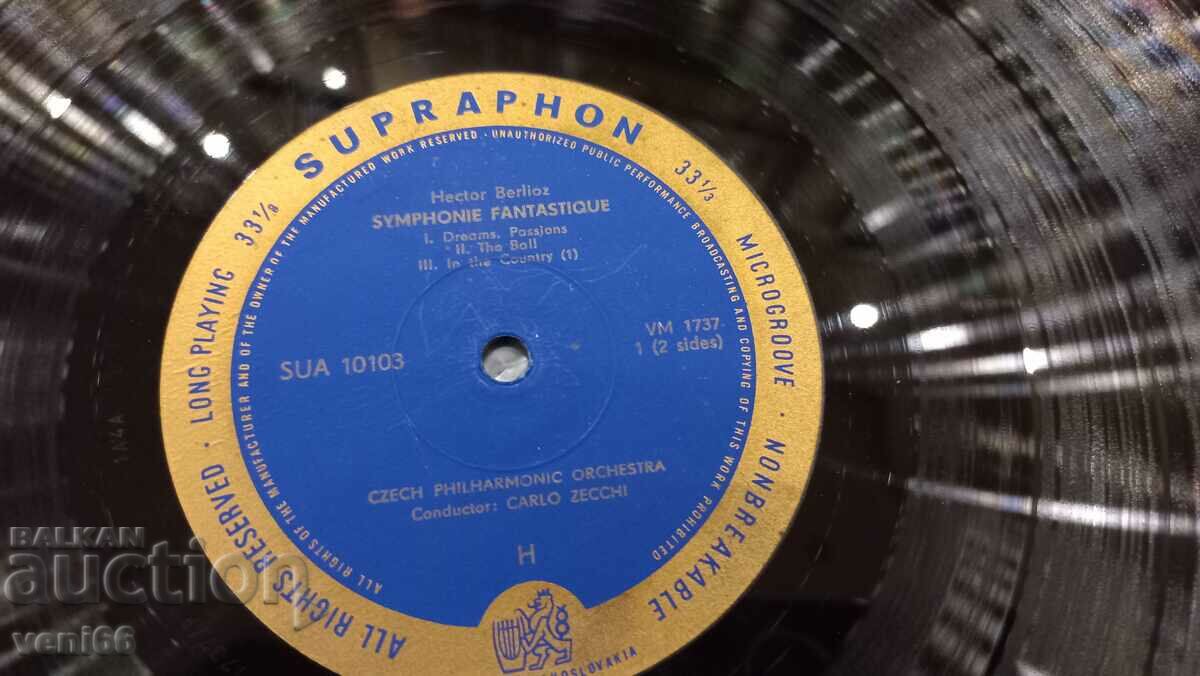 Auction Gramophone record - Hector Berlioz Auction Gramophone record - Hector Berlioz