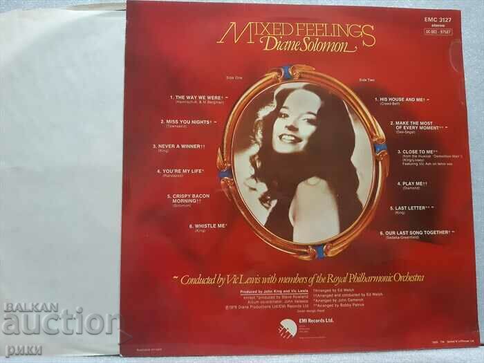 Diane Solomon – Mixed Feelings 1976 cu preț 19.00 BGN | € 9.71 Diane Solomon – Mixed Feelings 1976 cu preț 19.00 BGN | € 9.71