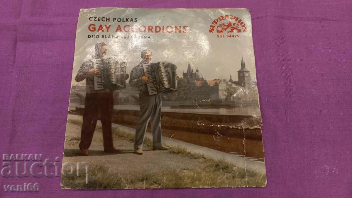 Gramophone record - small format - Gay accordeons