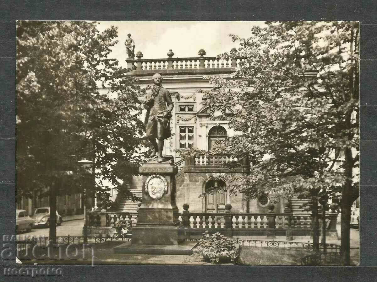 Leipzig -  traveled DDR  Old Post card   - A 1531