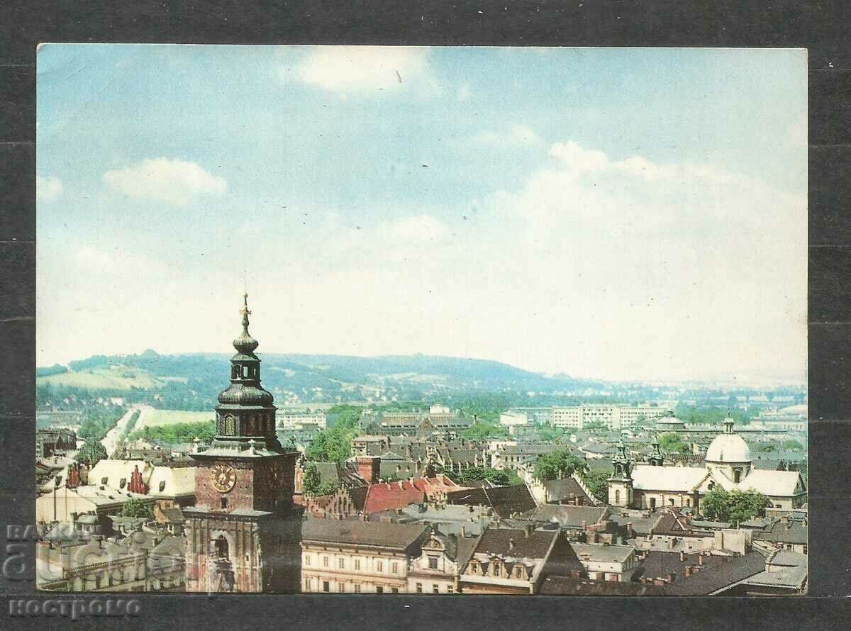 Cracovia - a călătorit Polonia veche carte poștală - A 1539