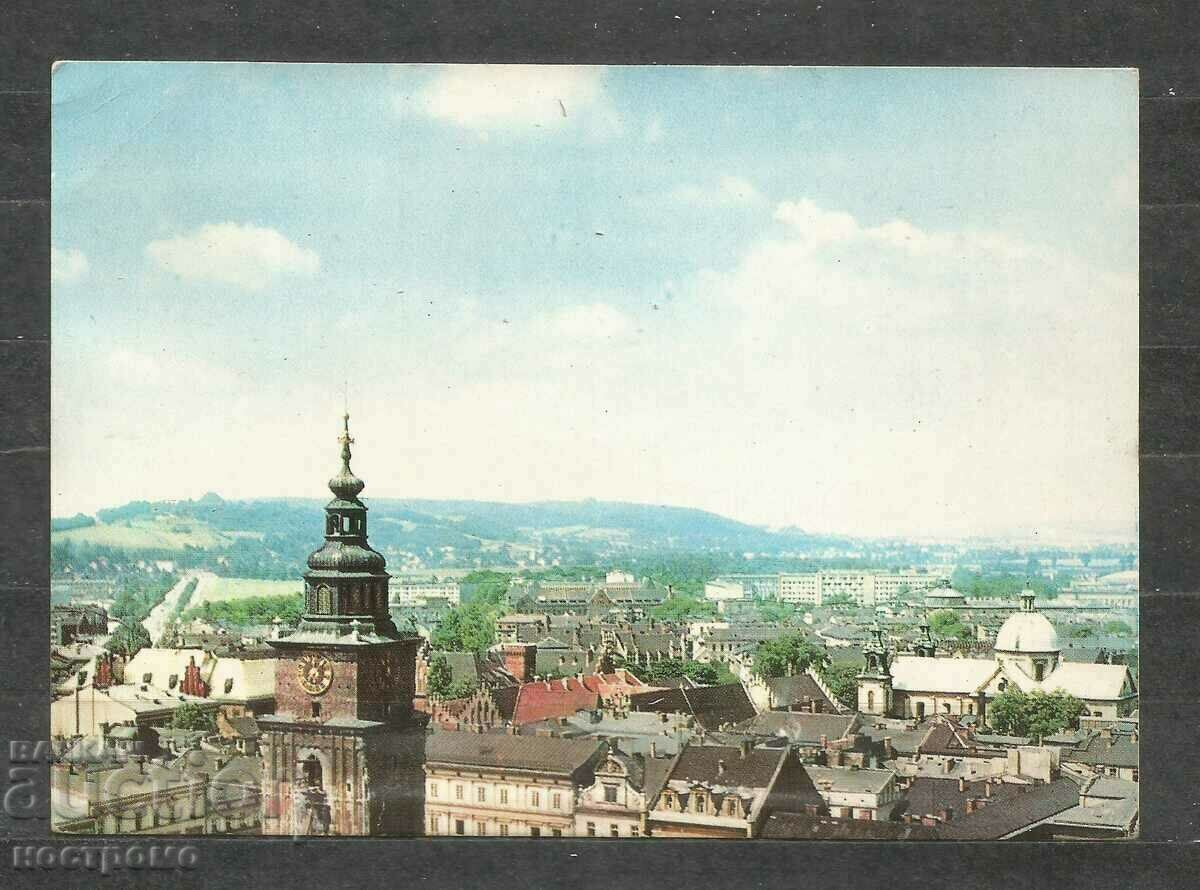 Krakow  - traveled Poland  Old Post card   - A 1539