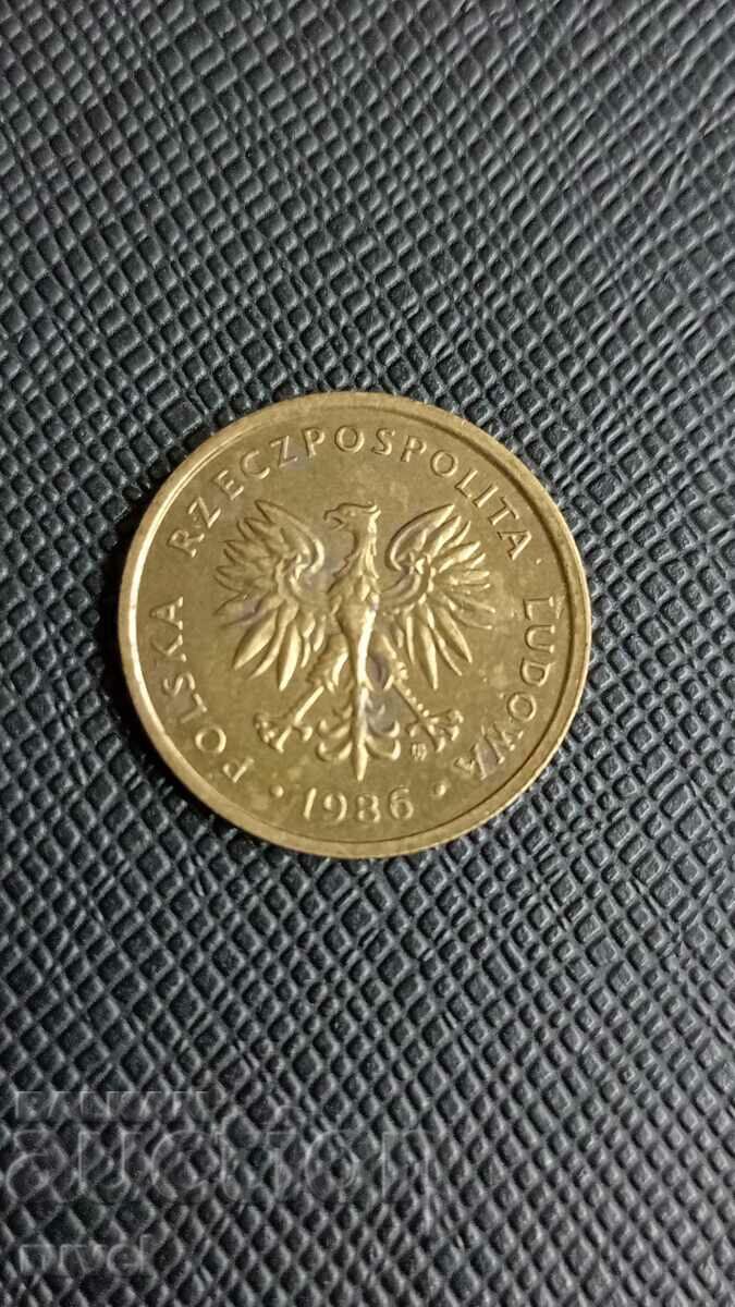Πολωνία, 2 ζλότι 1986 με τιμή € 0.35 | 0.68 BGN