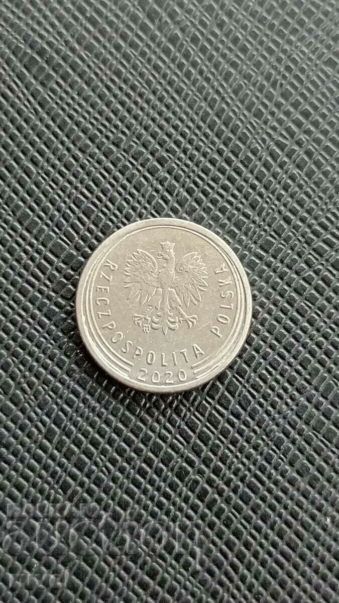 Poland, 10 groszy 2020 with price 0.30 BGN | € 0.15 Poland, 10 groszy 2020 with price 0.30 BGN | € 0.15