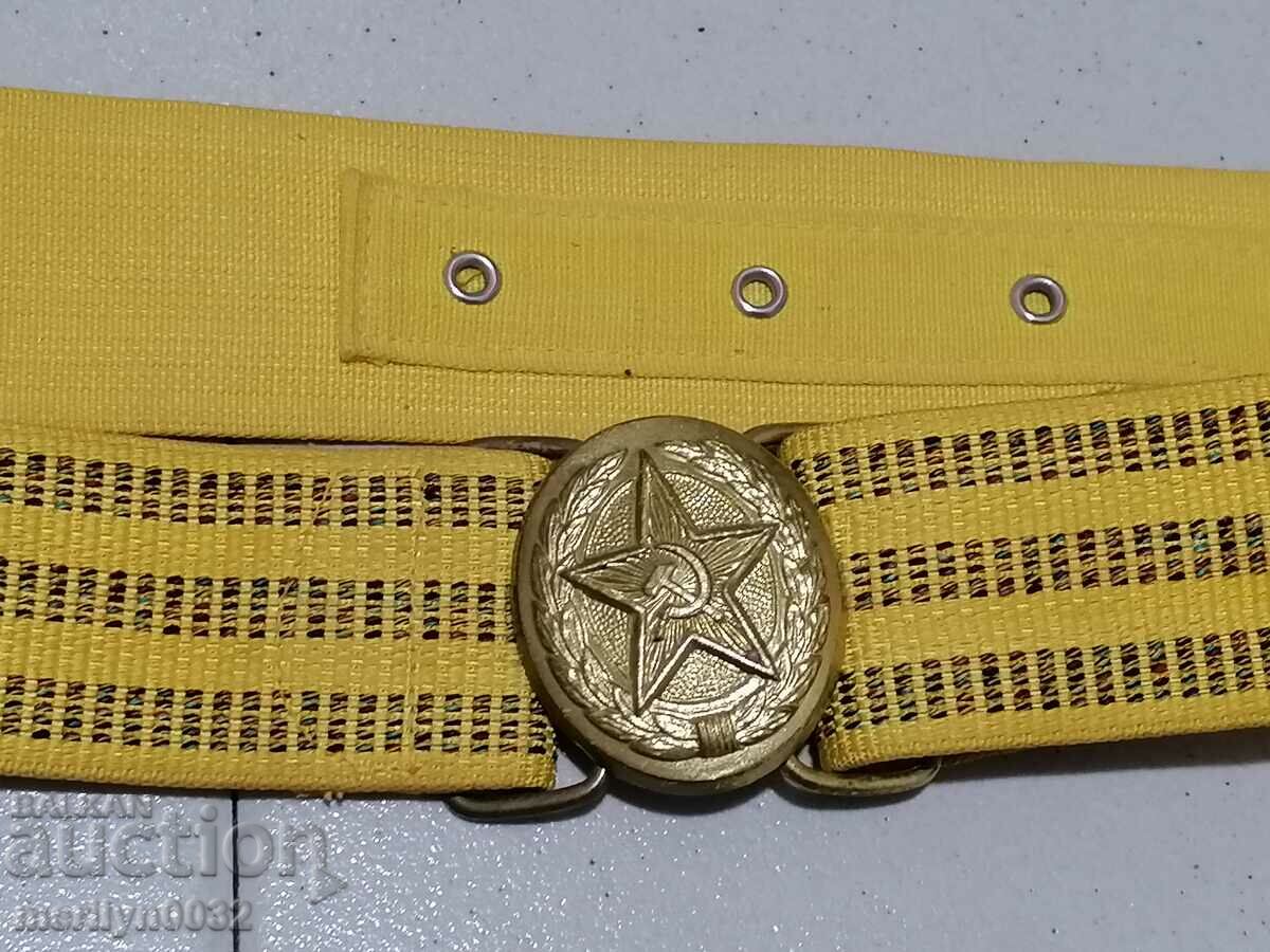 Auction Officer parade belt scarf with blyah USSR buckle, buckle Auction Officer parade belt scarf with blyah USSR buckle, buckle