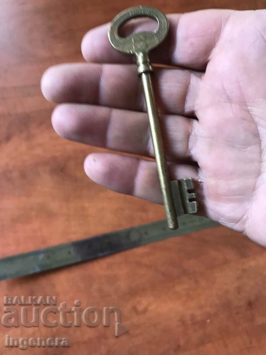 ANTIQUE KEY FROM GRANDMOTHER AND GRANDFATHER'S CHESTS CUT PADLOCK with price 6.00 BGN | € 3.07 ANTIQUE KEY FROM GRANDMOTHER AND GRANDFATHER'S CHESTS CUT PADLOCK with price 6.00 BGN | € 3.07