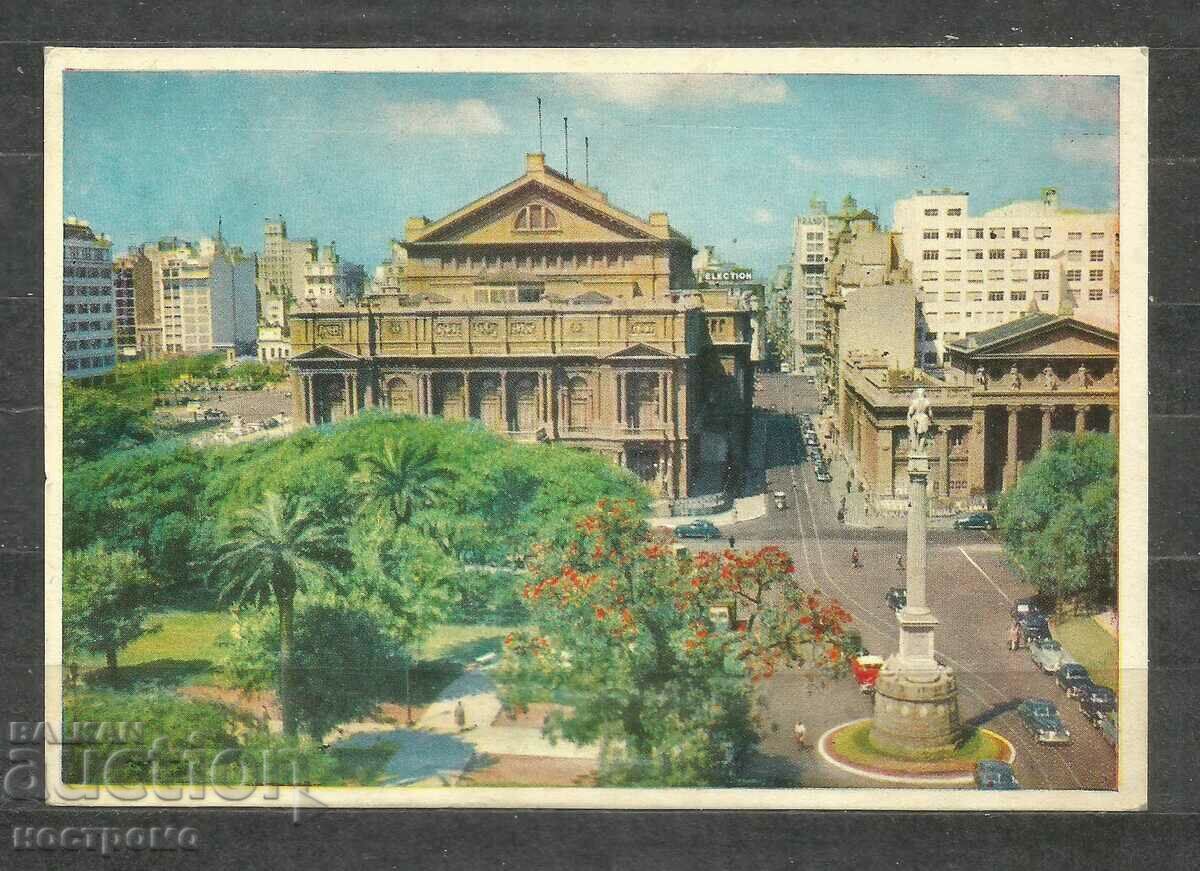 Buenos Aires 1960 year - Argentina Post card - A 1581