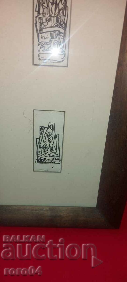 Delivery of NAUM HAJIMLADENOV 1894-1985 SHOWER DRAWINGS