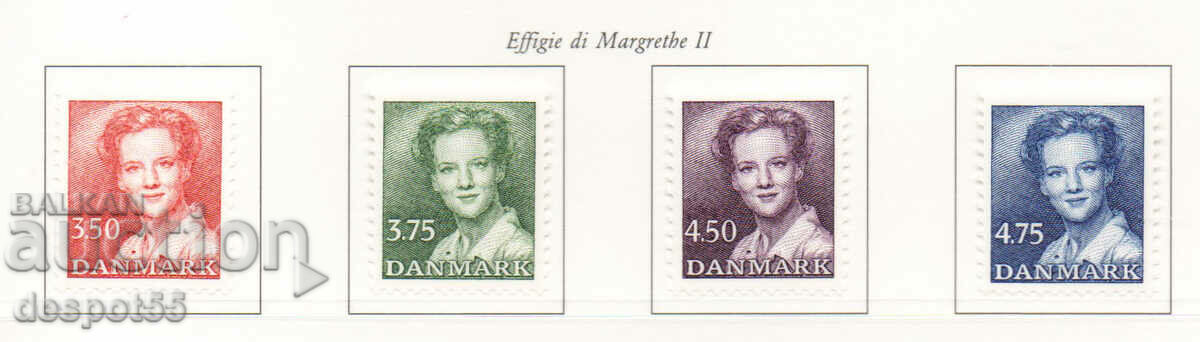 1990. Danemarca. Regina Margrethe a II-a.