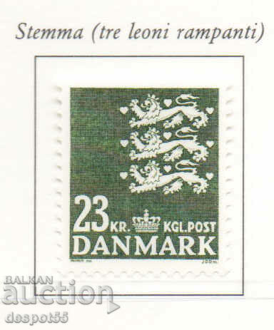 1990. Δανία. Οικόσημο.