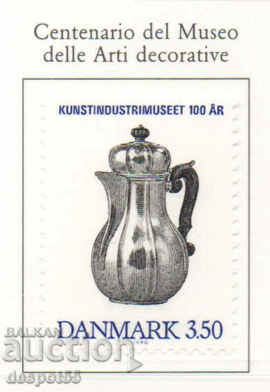 1990. Denmark. 100th anniversary of the Museum of Decorative Arts.