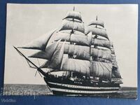 Пощенска картичка Кораб Платноход  Amerigo Vespucci