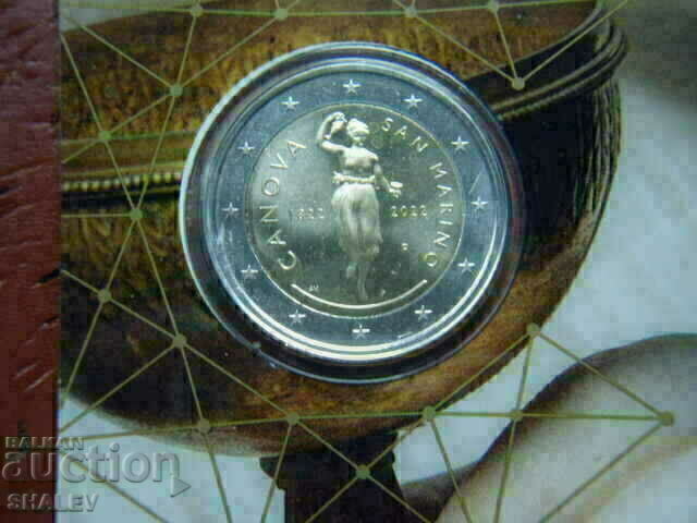 Livrarea 2 euro 2022 San Marino "Antonio Canova" San Marino /2/