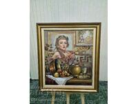 Εξαιρετικά όμορφη ελαιογραφία σε καμβά