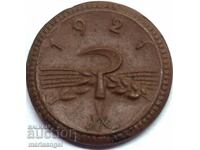Saxony 20 Pfennig 1921 Γερμανία πορσελάνη