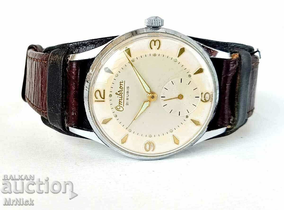 Omicron montre ancre 21 rubis - Swiss watch