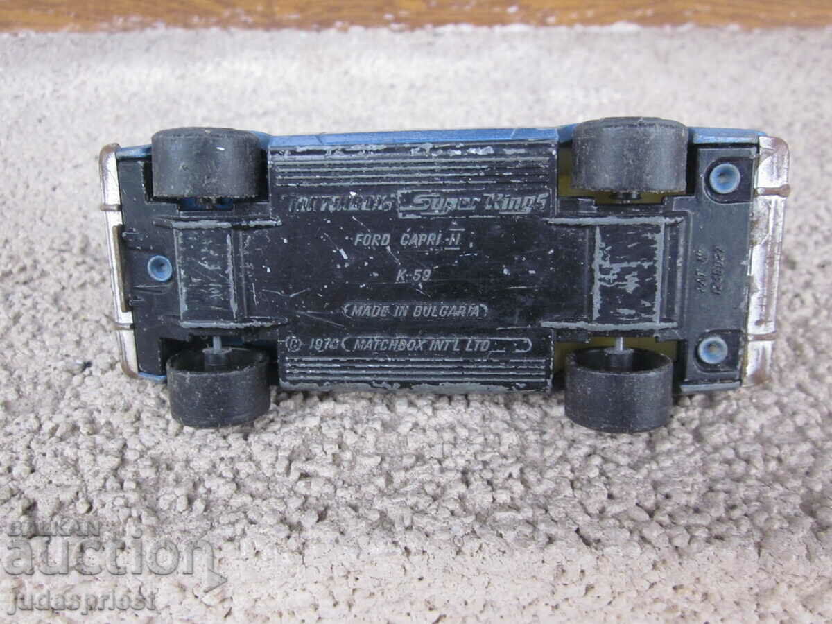 Bulgarian toy car FORD CAPRI matchbox BULGARIA - 7 Bulgarian toy car FORD CAPRI matchbox BULGARIA - 7