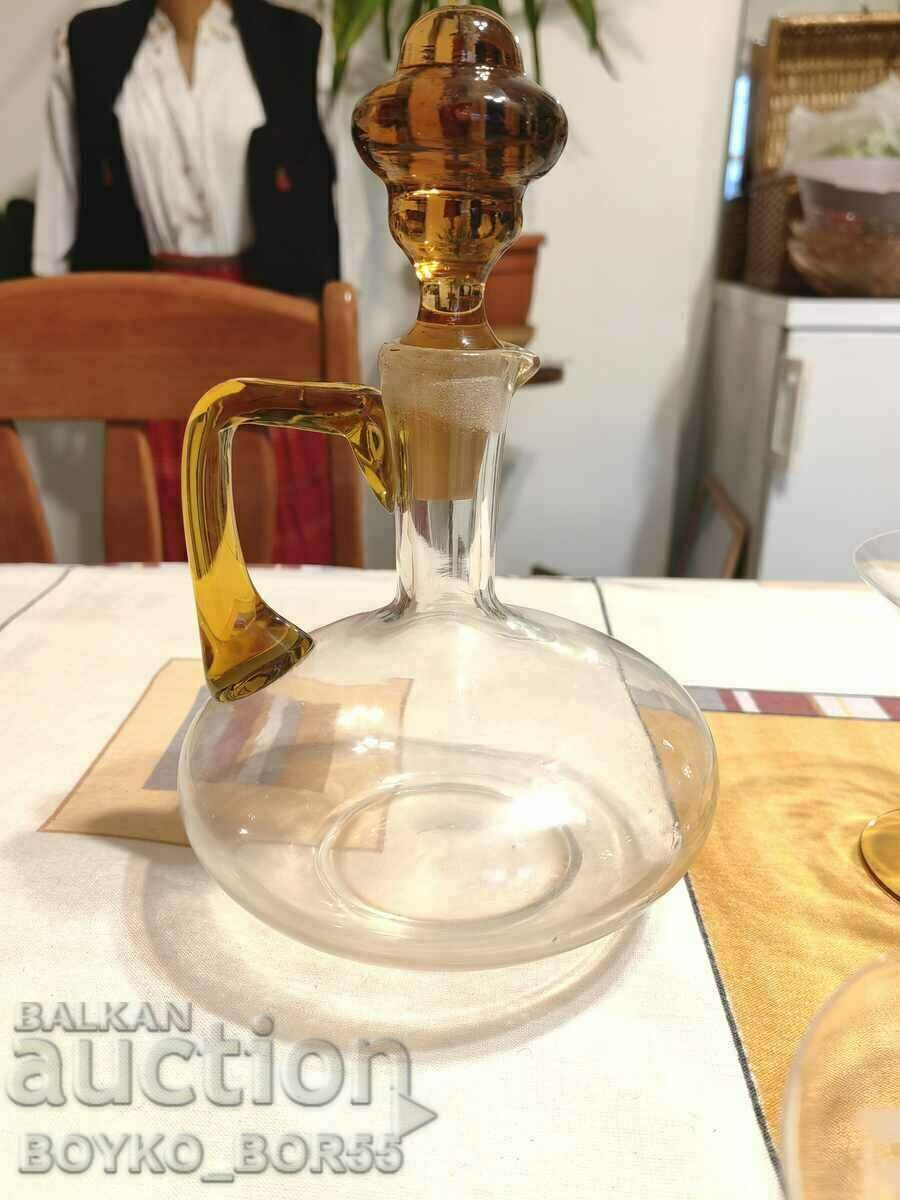 Beautiful Crystal Wine Service Glasses and Bottles 1920s with price 290.00 BGN | € 148.27 Beautiful Crystal Wine Service Glasses and Bottles 1920s with price 290.00 BGN | € 148.27