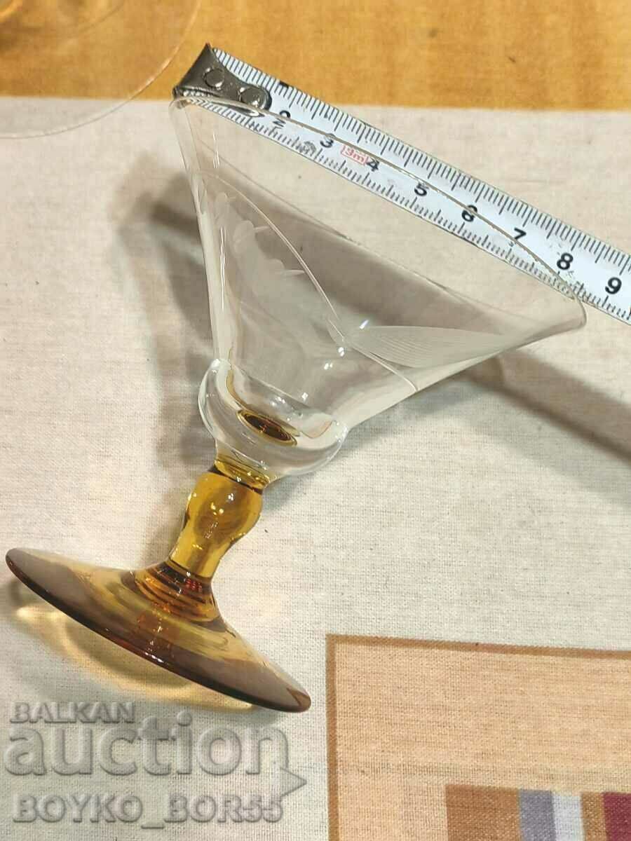 Beautiful Crystal Wine Service Glasses and Bottles 1920s - 5 Beautiful Crystal Wine Service Glasses and Bottles 1920s - 5