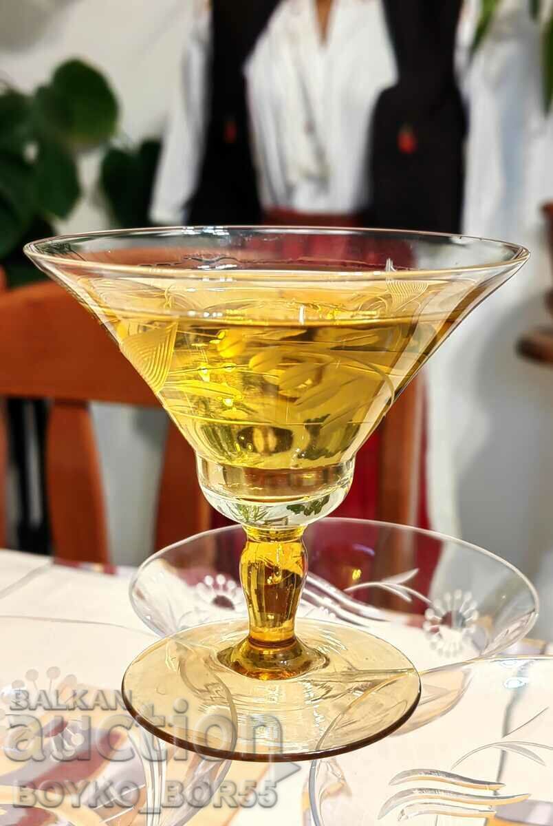 Beautiful Crystal Wine Service Glasses and Bottles 1920s - 7 Beautiful Crystal Wine Service Glasses and Bottles 1920s - 7