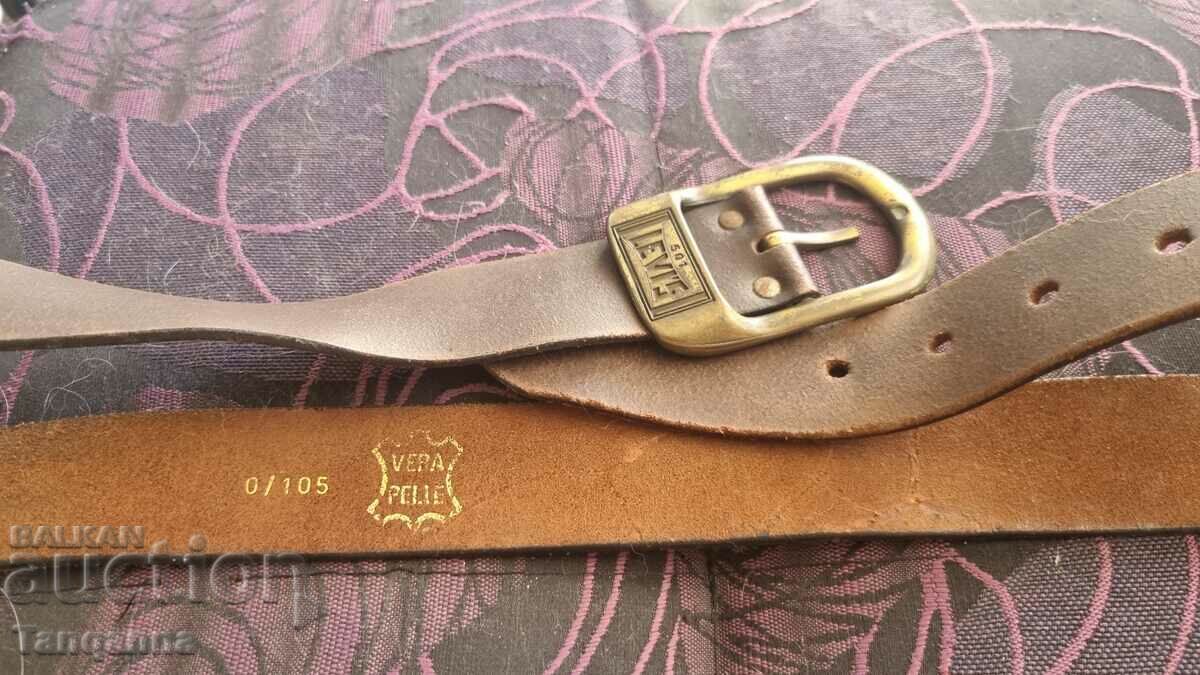 Genuine leather belt with price 17.00 BGN | € 8.69 Genuine leather belt with price 17.00 BGN | € 8.69