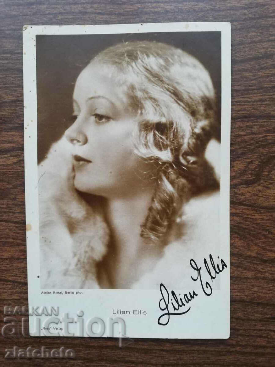Postcard Artists - Lilian Ellis. With Autograph