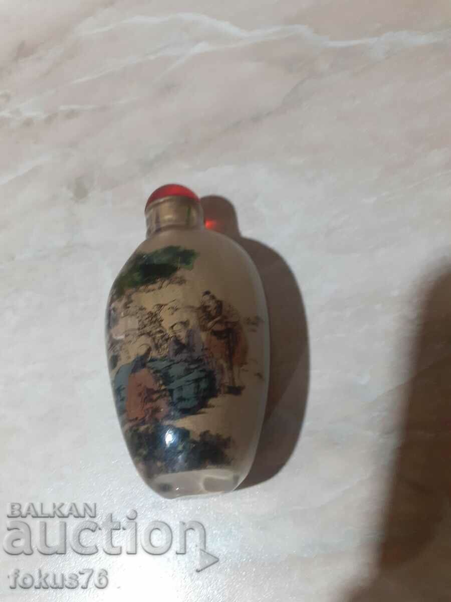 Παλιό μικρό κινέζικο μπουκάλι ταμπάκου