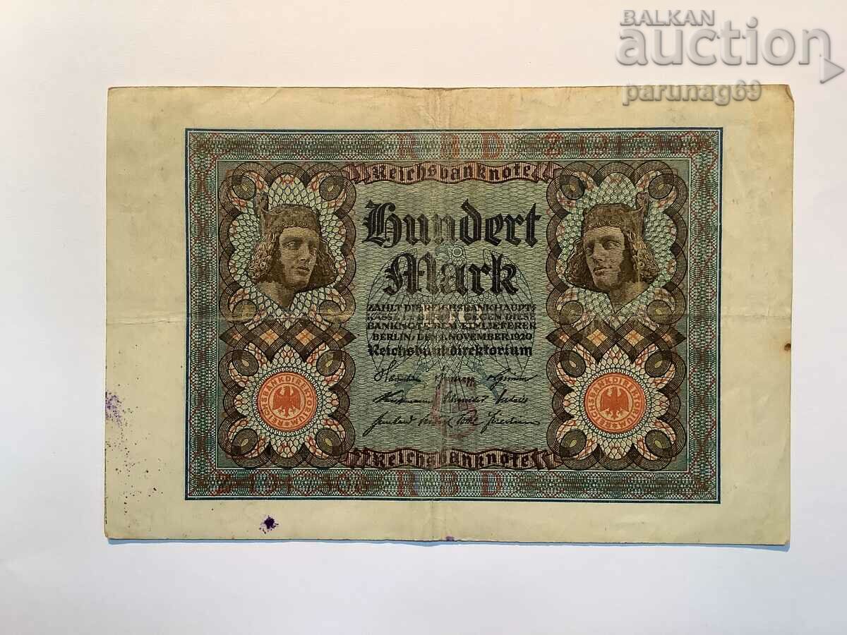 Germany 100 marks 1920