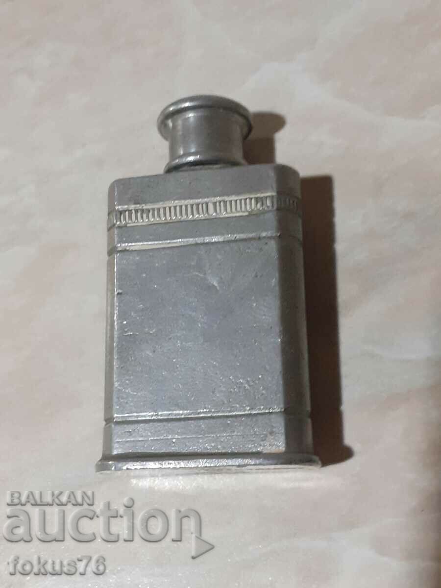 Auction  Old small tin bottle - bottle