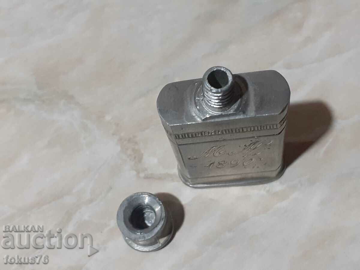 Old small tin bottle - bottle - 5