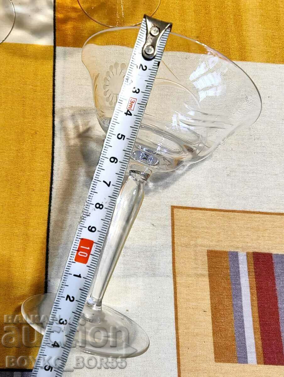 Eight Large Crystal Imperial Wine Glasses 1920s - 5 Eight Large Crystal Imperial Wine Glasses 1920s - 5