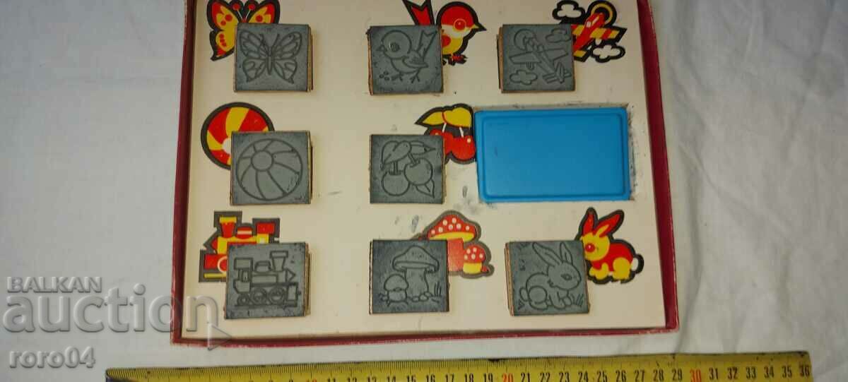 Auction CHILDREN'S GAME - STAMP FORMS Auction CHILDREN'S GAME - STAMP FORMS