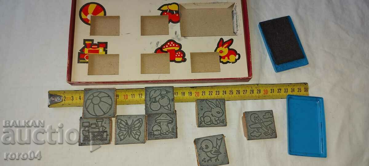 CHILDREN'S GAME - STAMP FORMS - 5 CHILDREN'S GAME - STAMP FORMS - 5