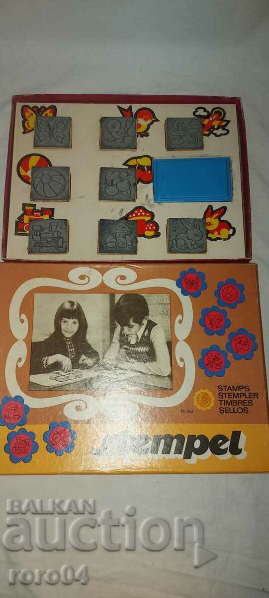 CHILDREN'S GAME - STAMP FORMS - 7 CHILDREN'S GAME - STAMP FORMS - 7