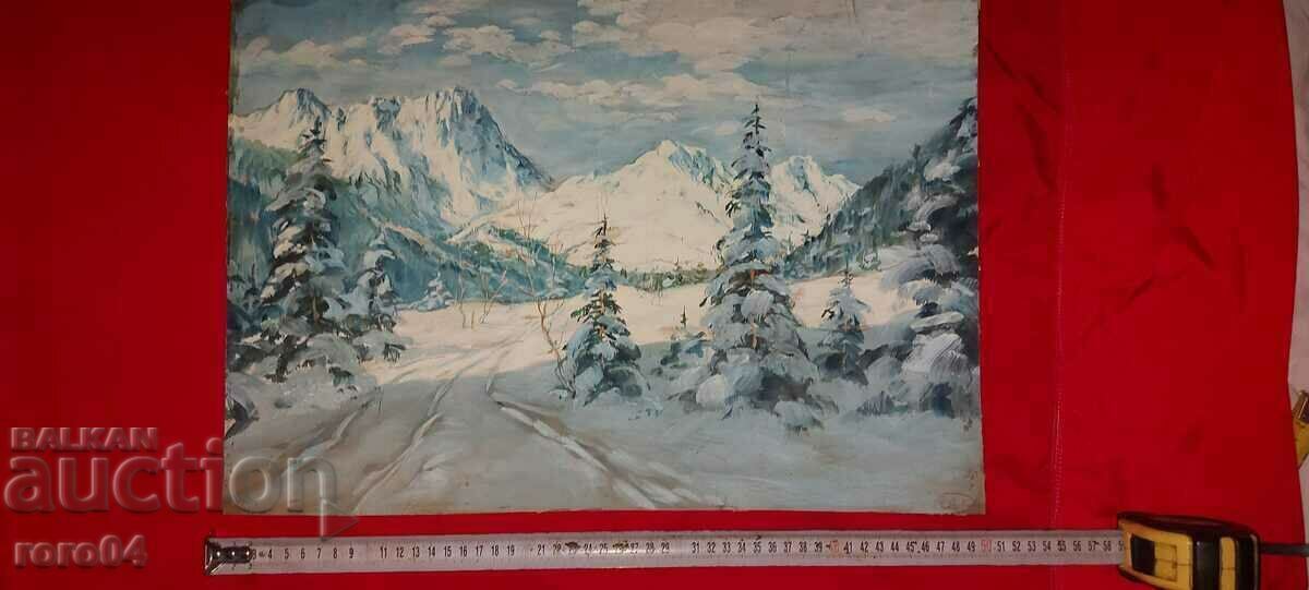 DIMITAR KAMBUROV - WINTER IN RILLA with price 695.00 BGN | € 355.35 DIMITAR KAMBUROV - WINTER IN RILLA with price 695.00 BGN | € 355.35