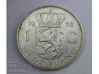 ΑΣΗΜΕΝΙΟ ΝΟΜΙΣΜΑ 1 GULDEN 1955 ΟΛΛΑΝΔΙΑ