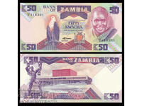 ZAMBIA ZAMBIA 50 Kwachi emisiune - numărul 1986 NOU UNC