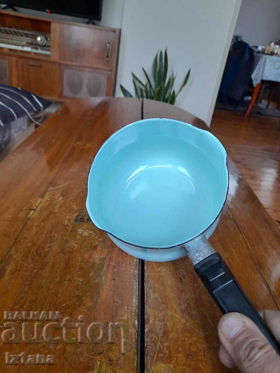 Старо емайлирано джезве,касерола - 5