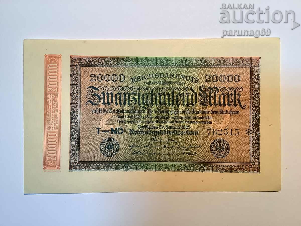 Германия 20 хиляди марки 1923 година