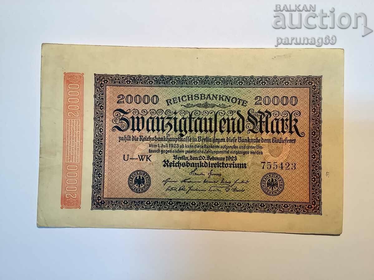 Germania 20 de mii de mărci 1923