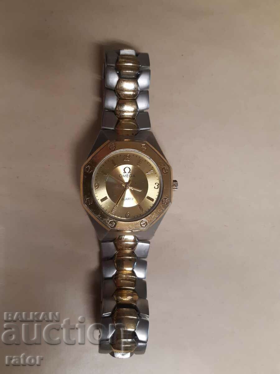 OMEGA men's wristwatch, OMEGA QUARTZ - replica