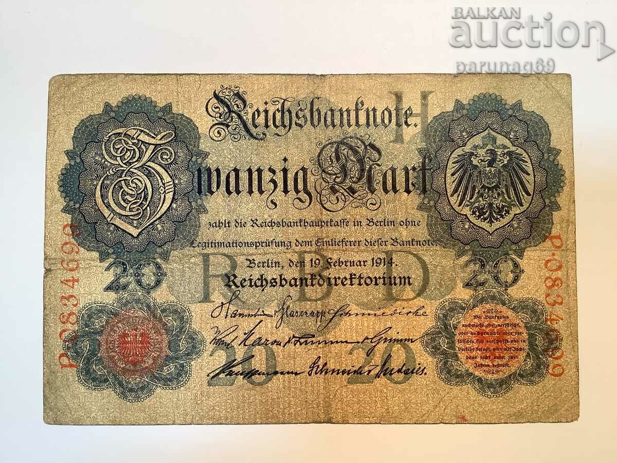 Germany 20 marks 1914