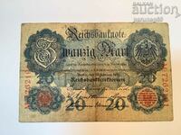Германия 20 марки 1914 година