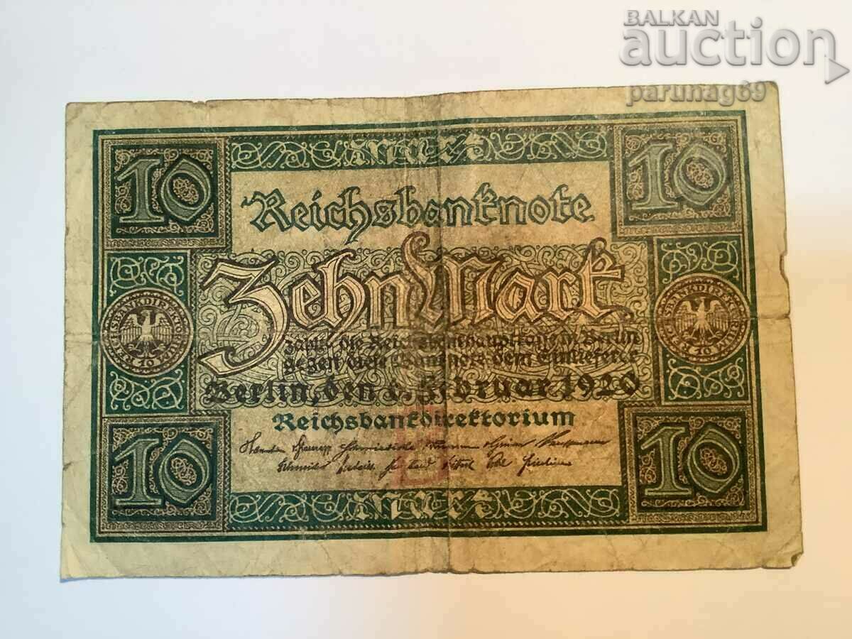 Germany 10 stamps 1920