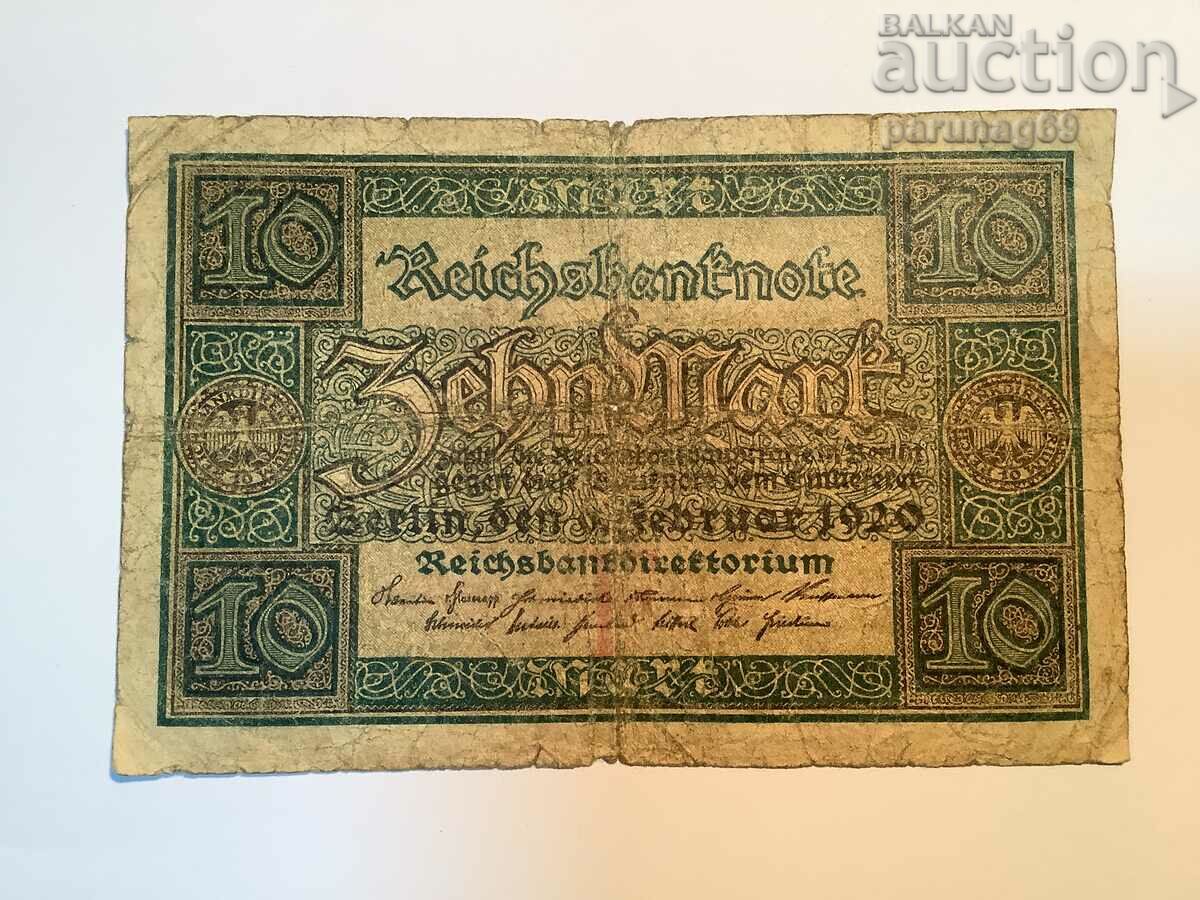 Γερμανία 10 γραμματόσημα 1920