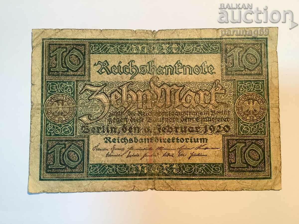 Germania 10 timbre 1920