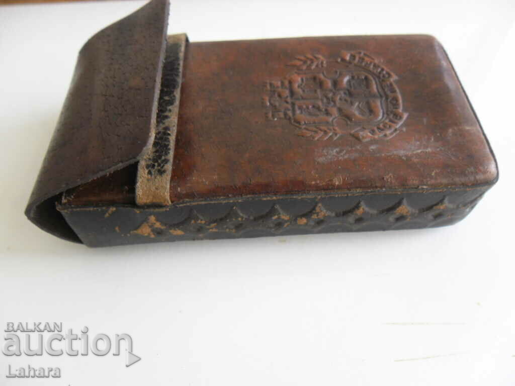 Leather case for cigarettes or cards with price 5.00 BGN | € 2.56 Leather case for cigarettes or cards with price 5.00 BGN | € 2.56