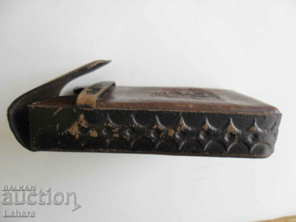 Auction Leather case for cigarettes or cards Auction Leather case for cigarettes or cards