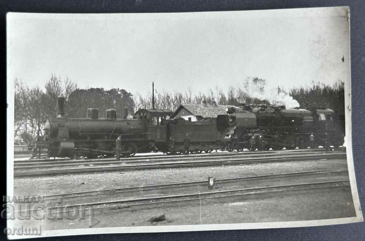 3905 Regatul Bulgariei BDZ tren două locomotive lângă Sofia 20-